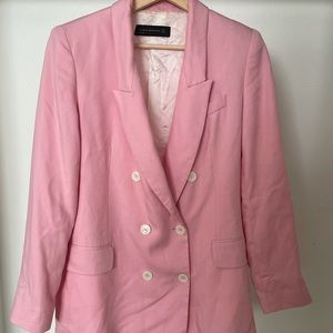 Zara pink blazer